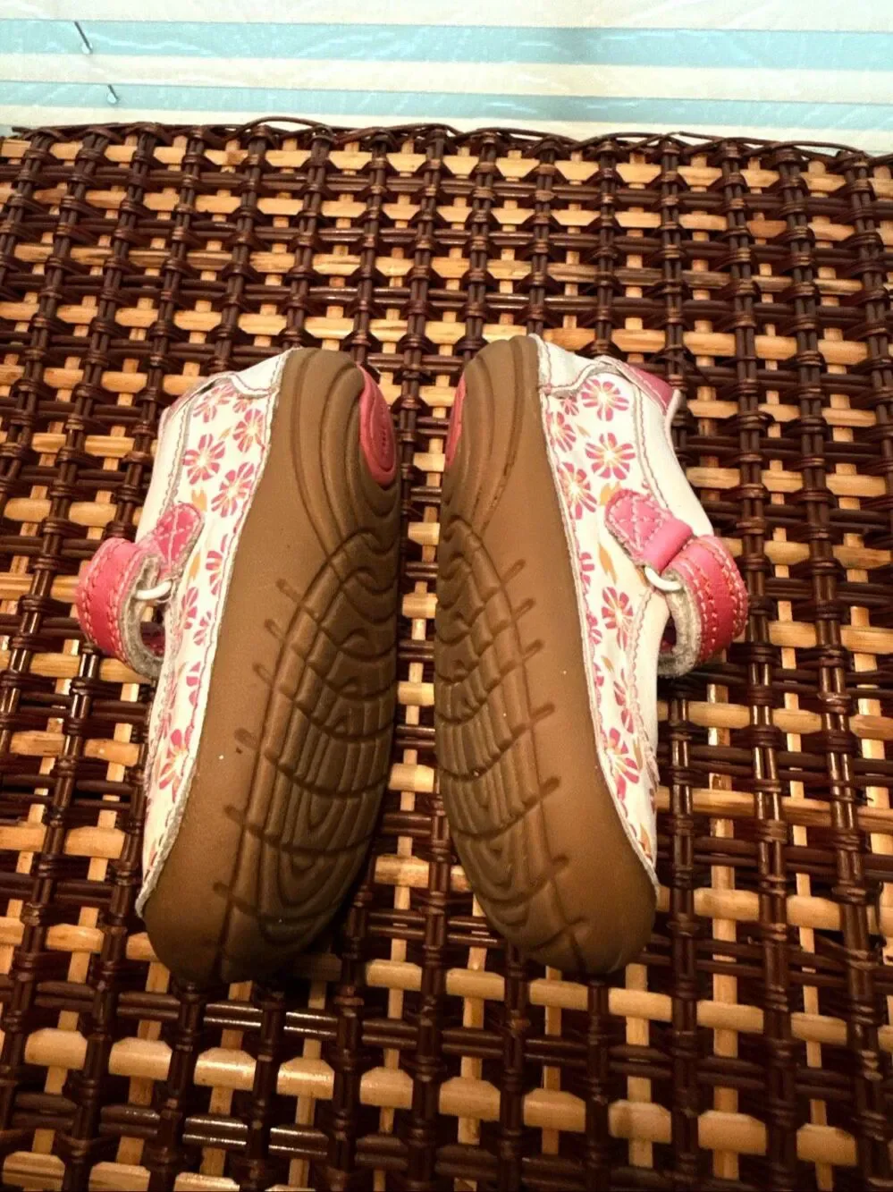 Stride Rite Mary Jane leather slip one shoes
